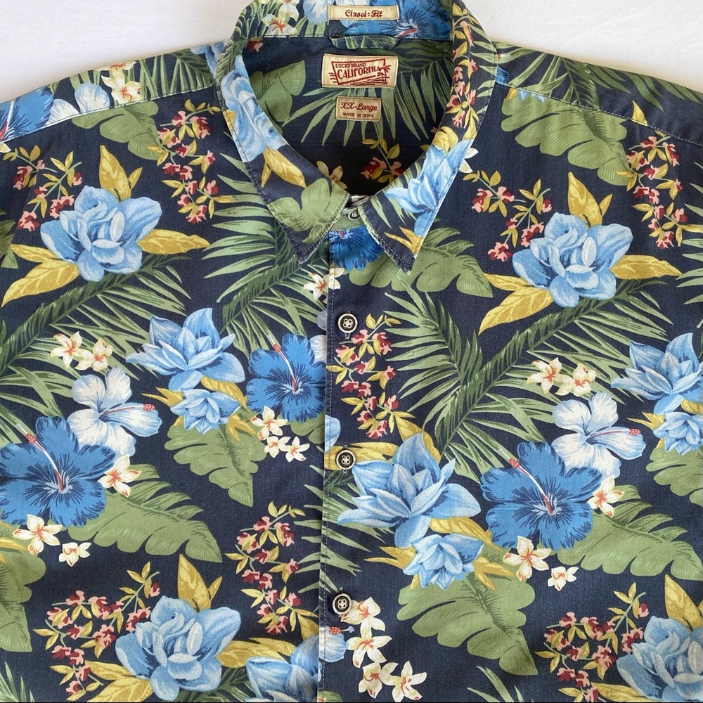 Lucky Brand Hawaiian Shirt XXL